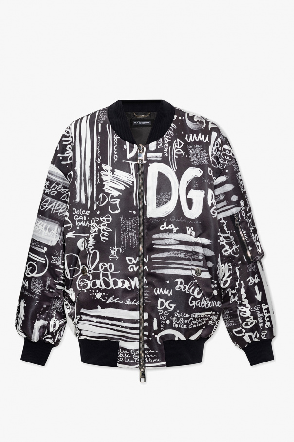 Bomber jacket Dolce & Gabbana - Dolce & Gabbana Kids DG logo 
